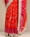 Regal Radiance - Orange & Red