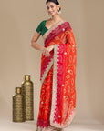 Regal Radiance - Orange & Red