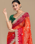 Regal Radiance - Orange & Red