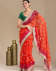 Regal Radiance - Orange & Red
