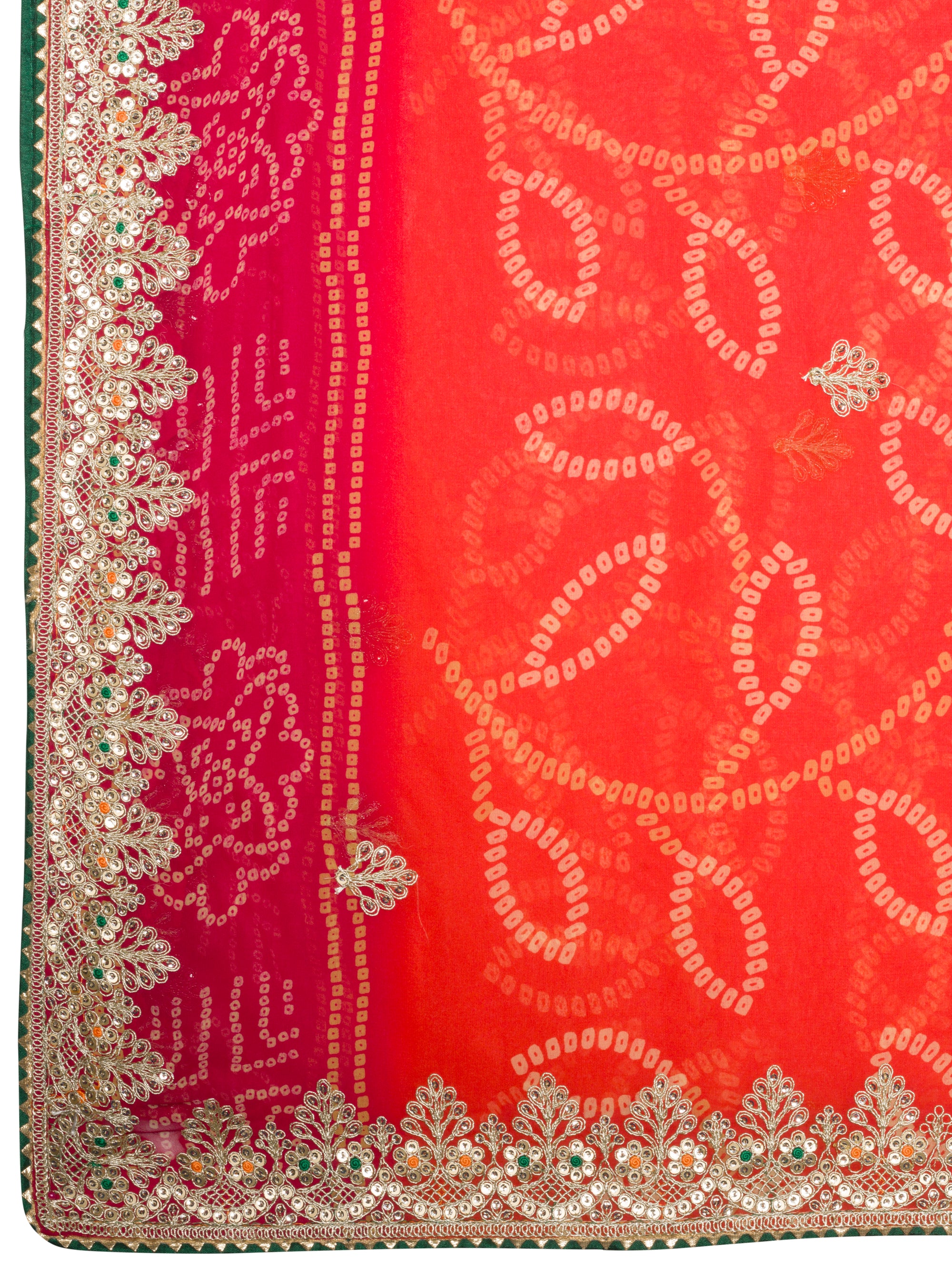 Regal Radiance - Orange & Red
