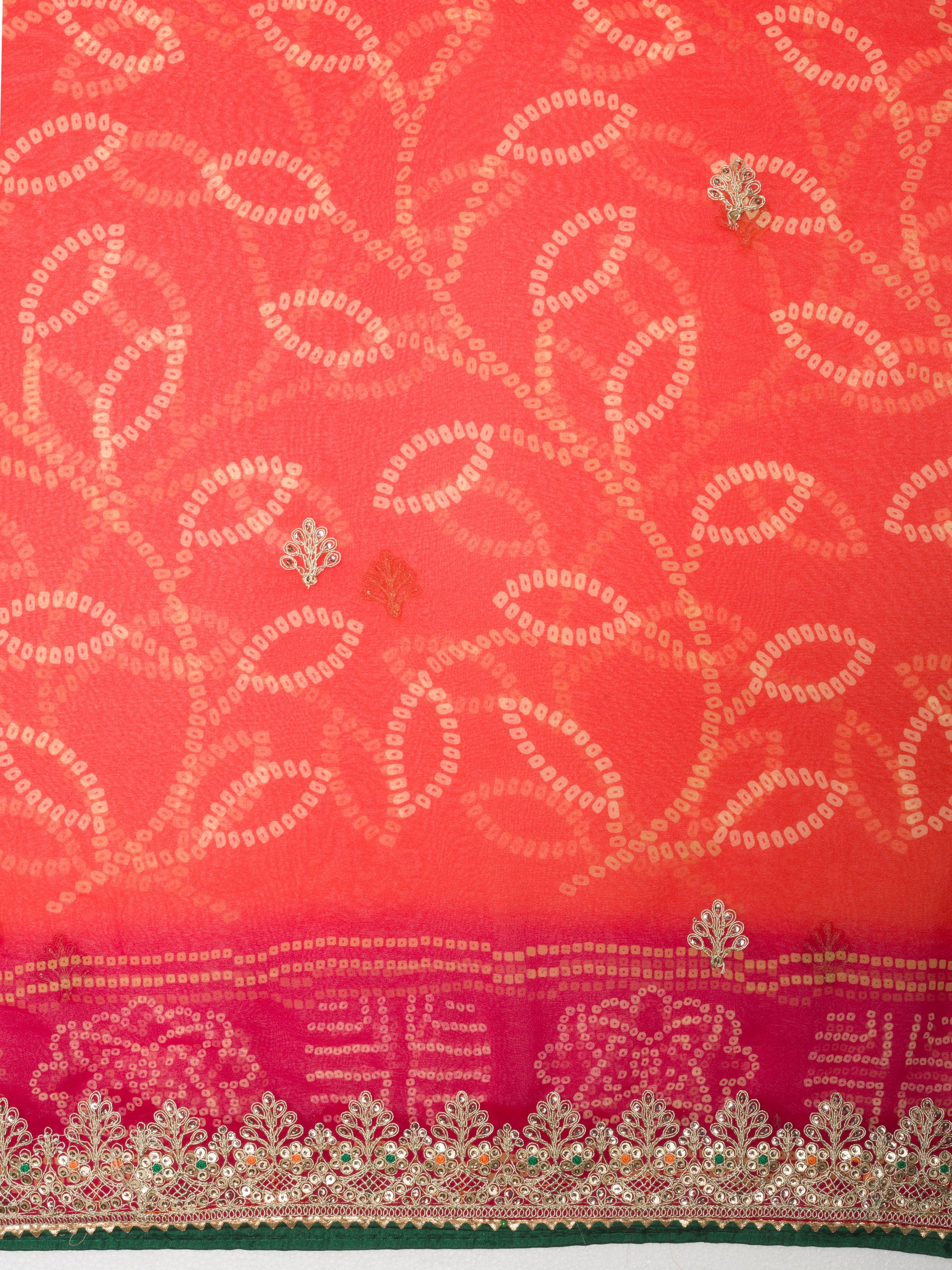 Regal Radiance - Orange & Red