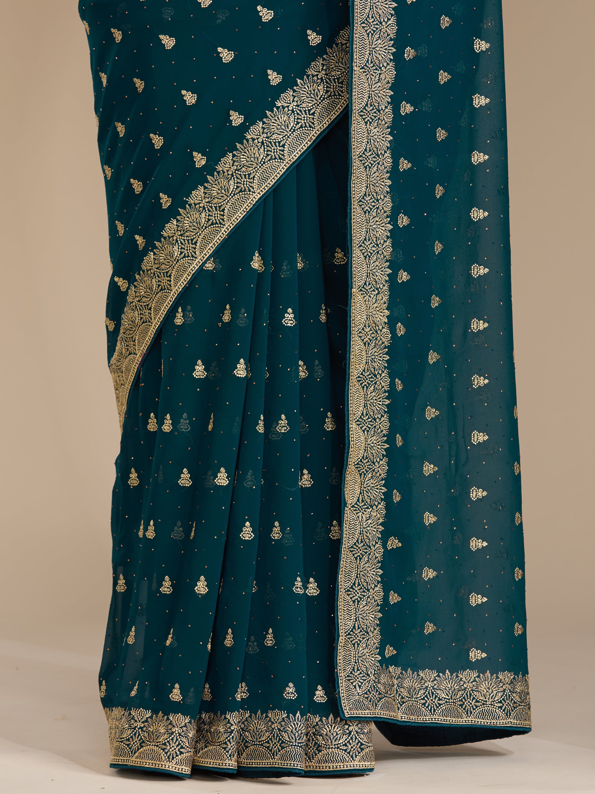 Tamanna - Peacock Blue