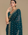 Tamanna - Peacock Blue