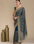 Vaanya - Peacock Blue