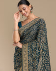 Vaanya - Peacock Blue