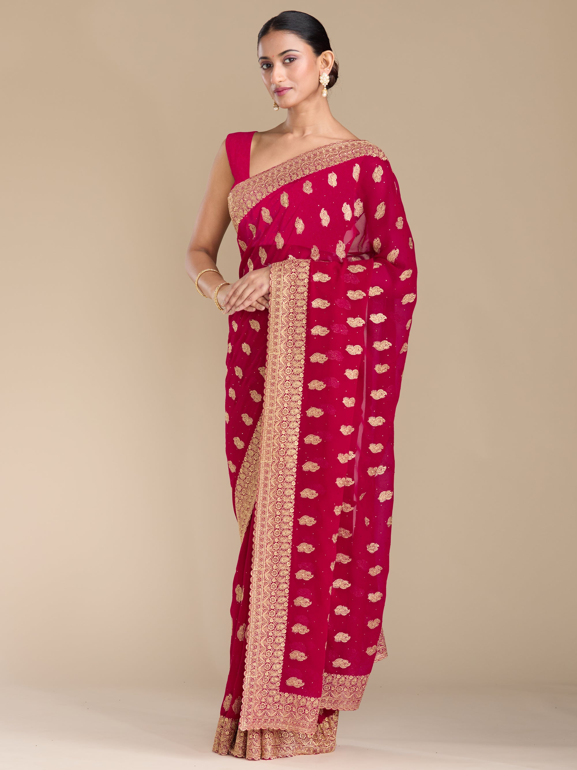 Prisha - Maroon