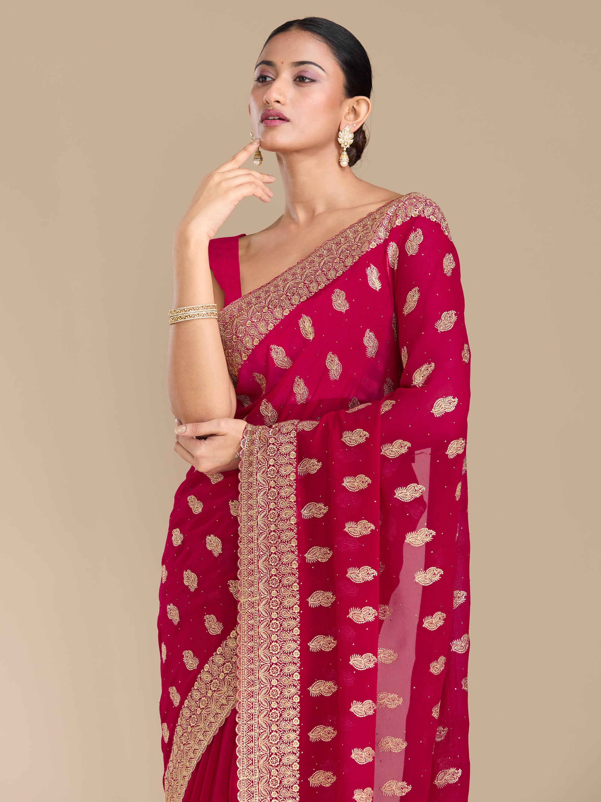 Prisha - Maroon
