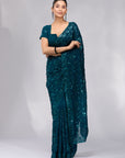 Cascading Joy - Peacock Blue