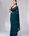 Cascading Joy - Peacock Blue