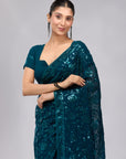 Cascading Joy - Peacock Blue