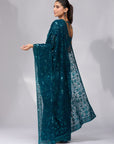 Cascading Joy - Peacock Blue