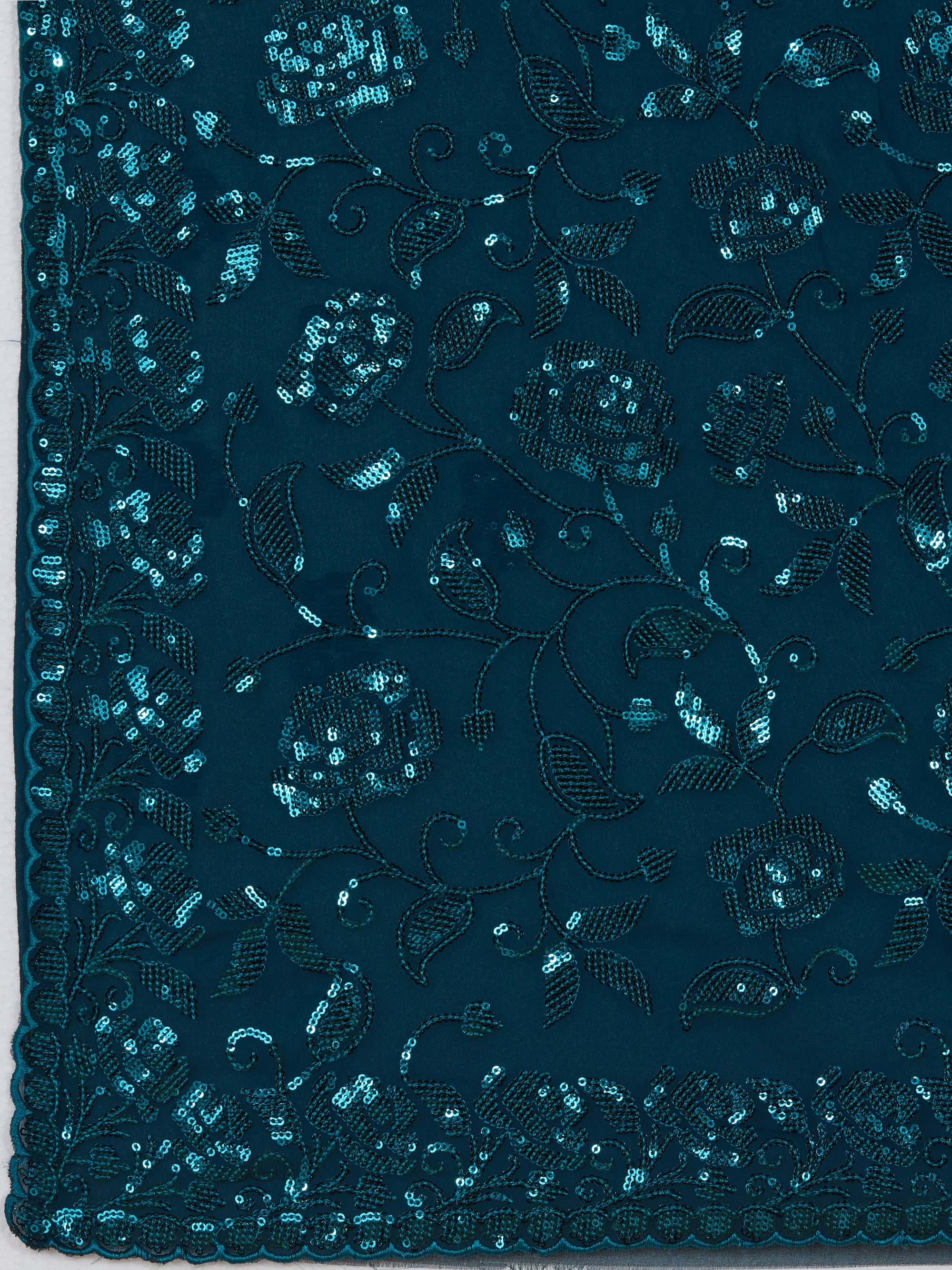 Cascading Joy - Peacock Blue