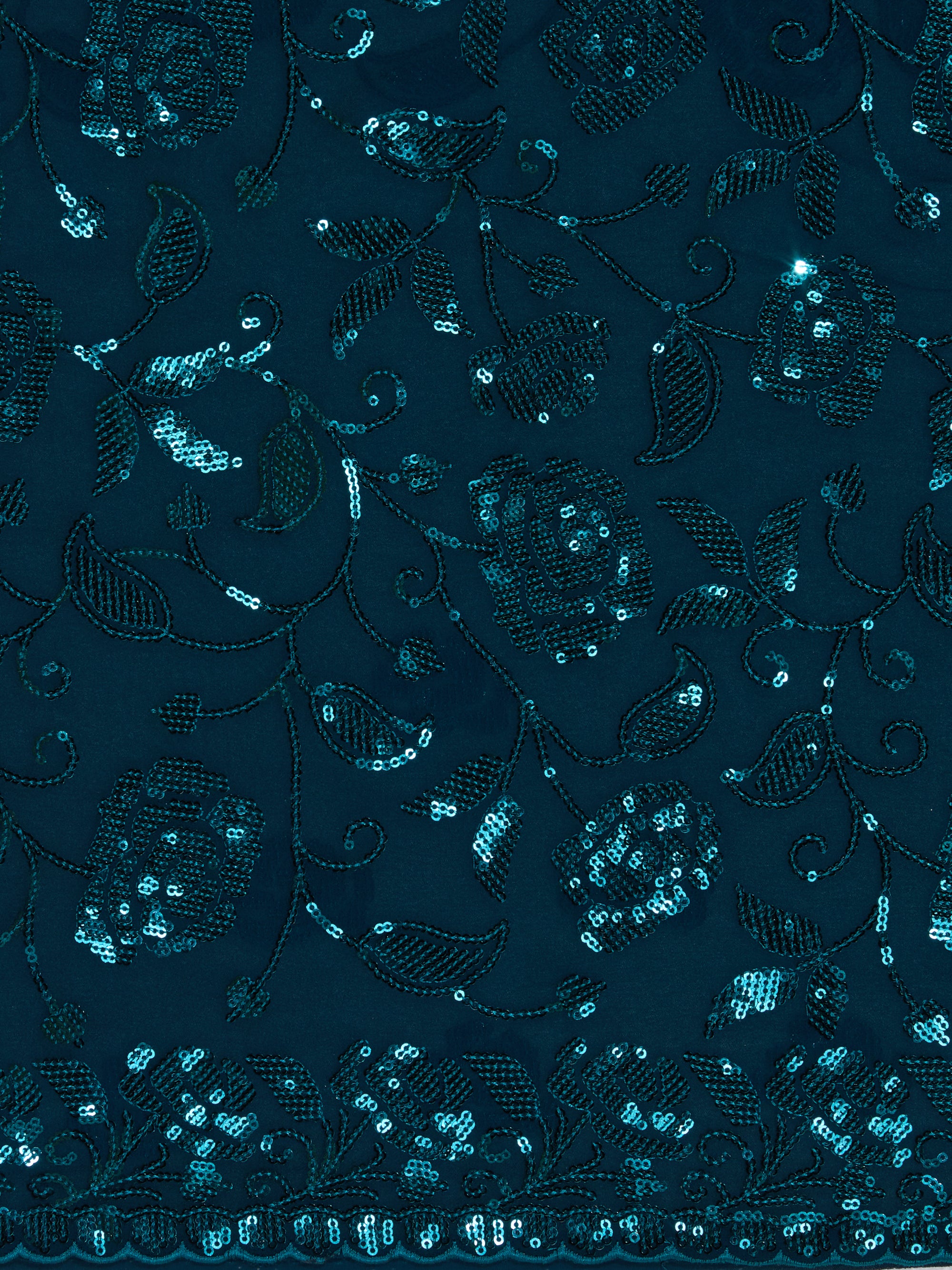 Cascading Joy - Peacock Blue