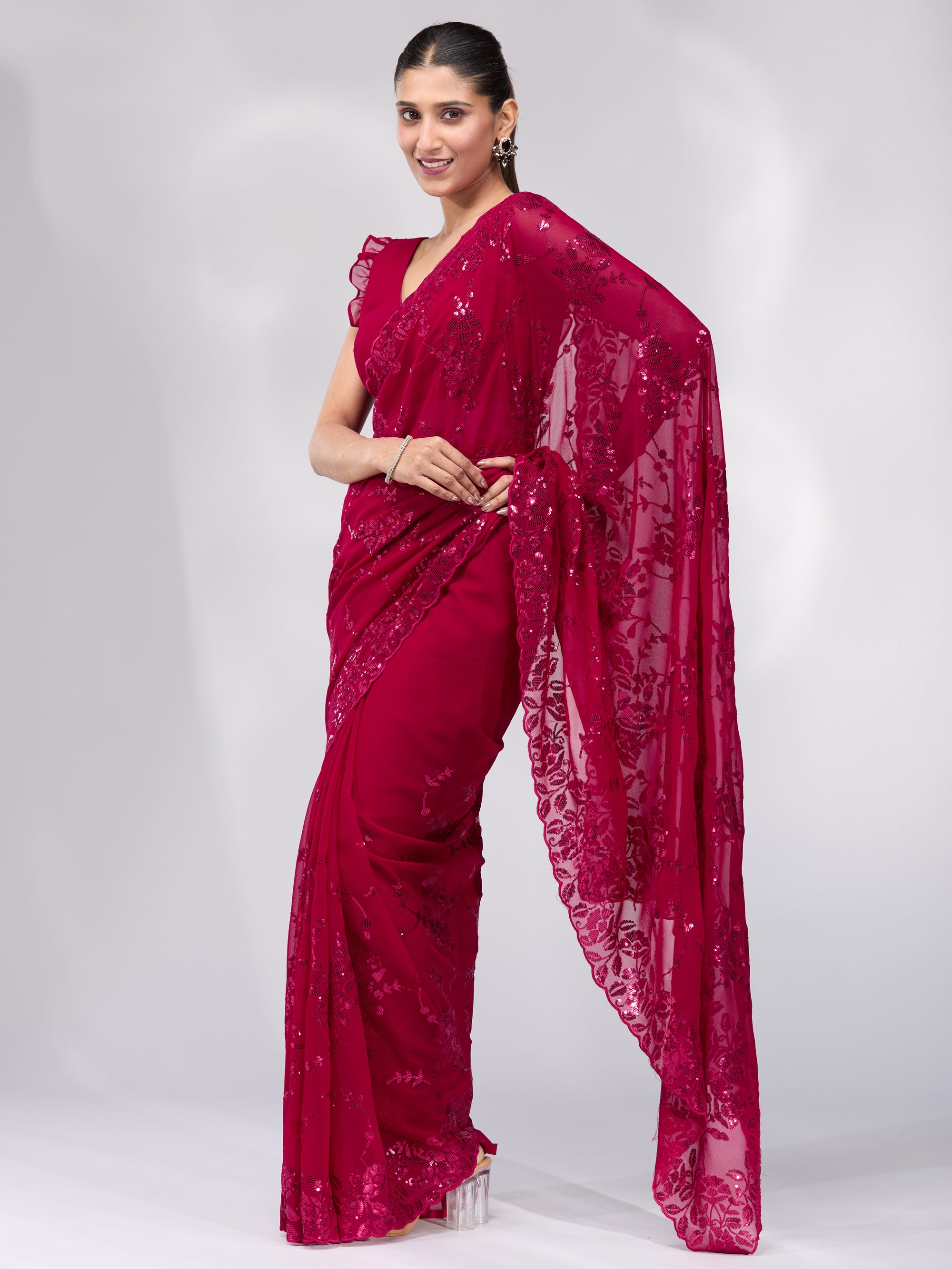 Rainforest - Fuchsia Pink