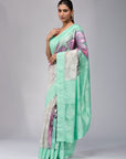 Bahaara - Beige & Green