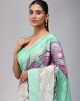 Bahaara - Beige & Green