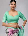 Bahaara - Beige & Green