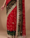 Regal Radiance - Red & Green