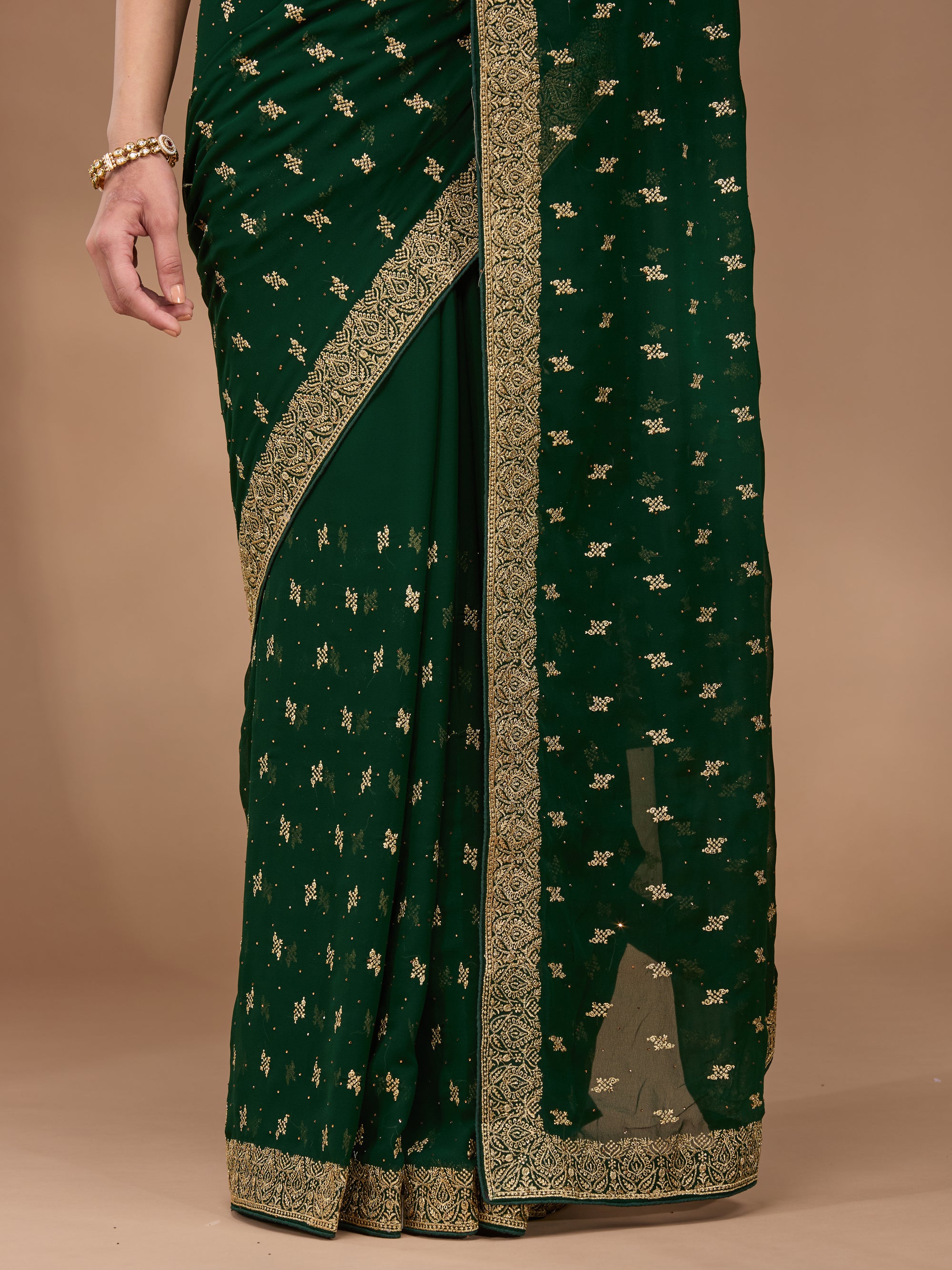 Vrinda - Emerald Green