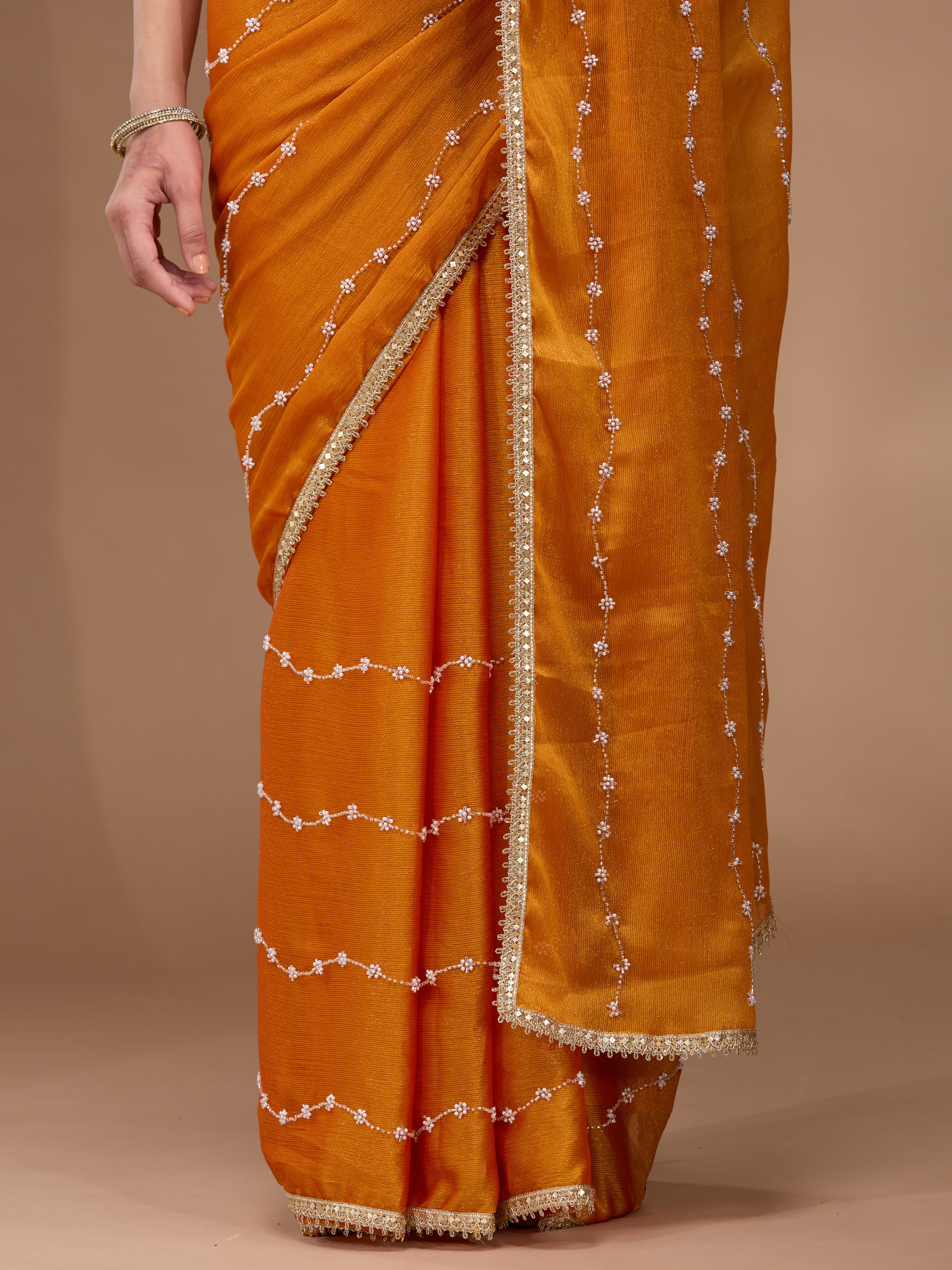 Twirling Flowers - Orange
