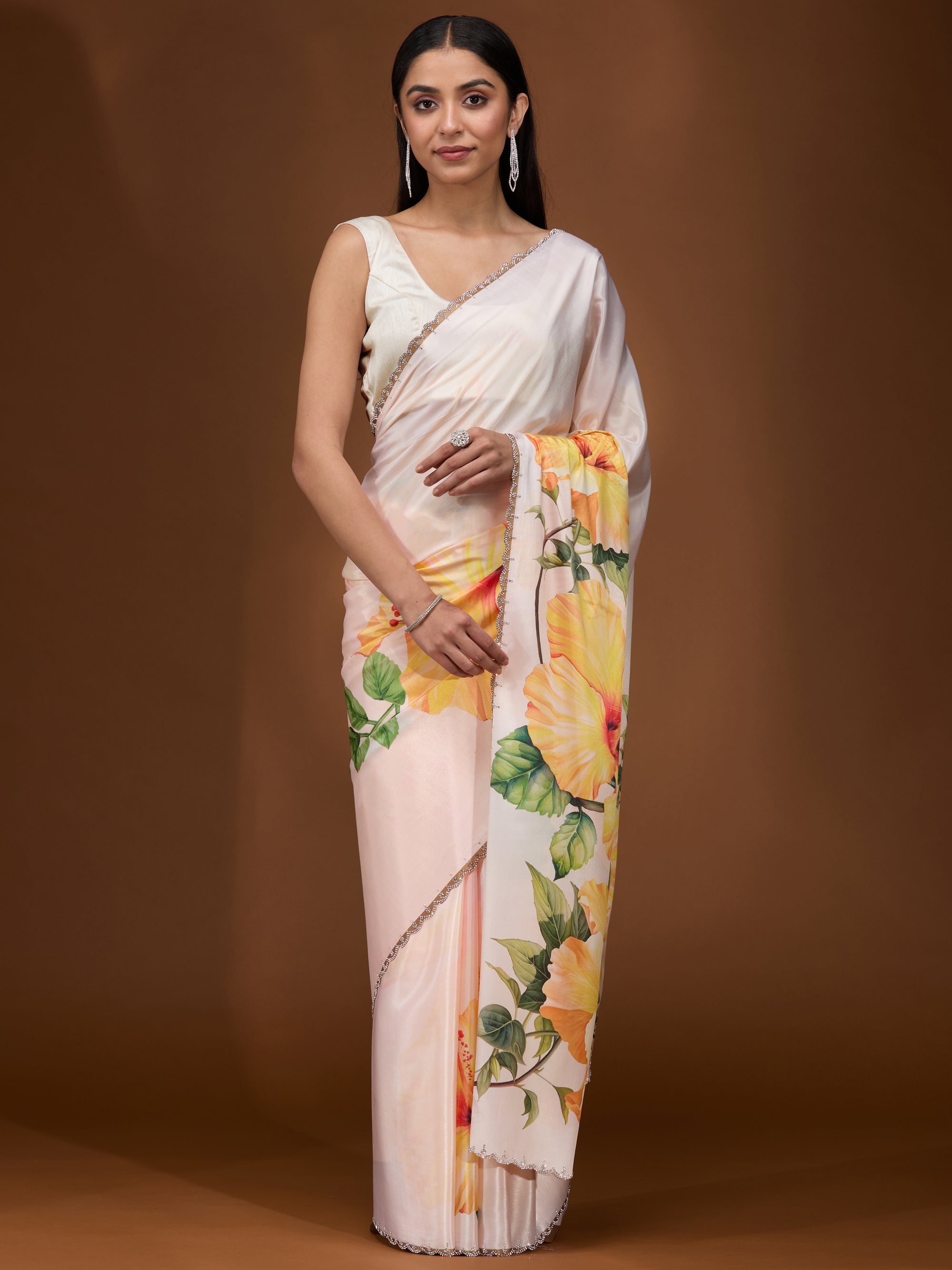Hibiscus - White & Yellow