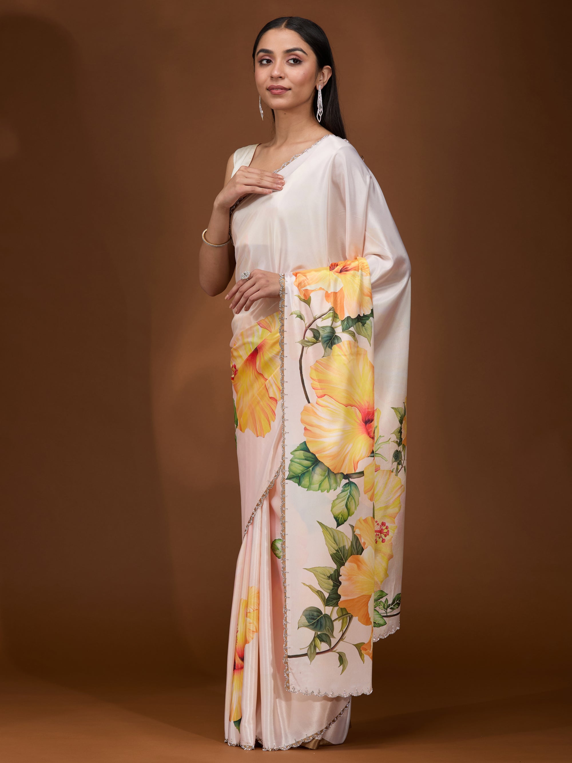 Hibiscus - White & Yellow