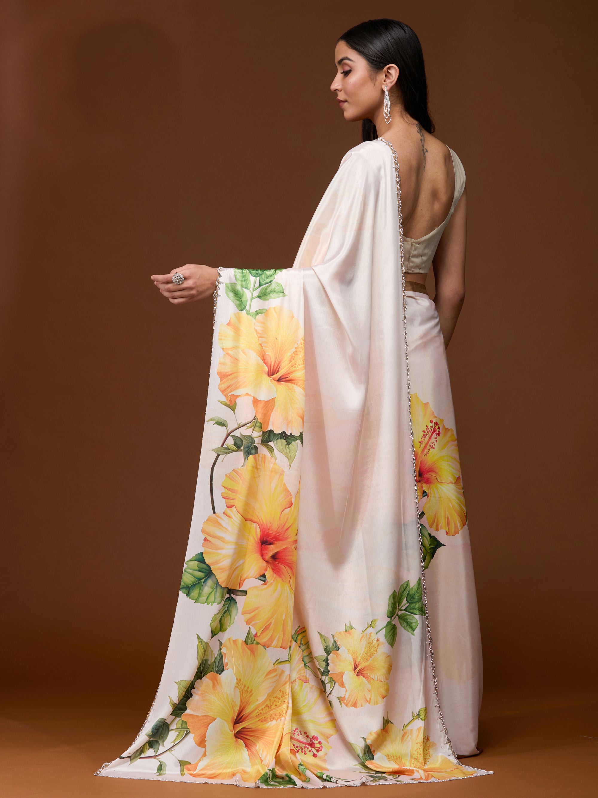Hibiscus - White & Yellow