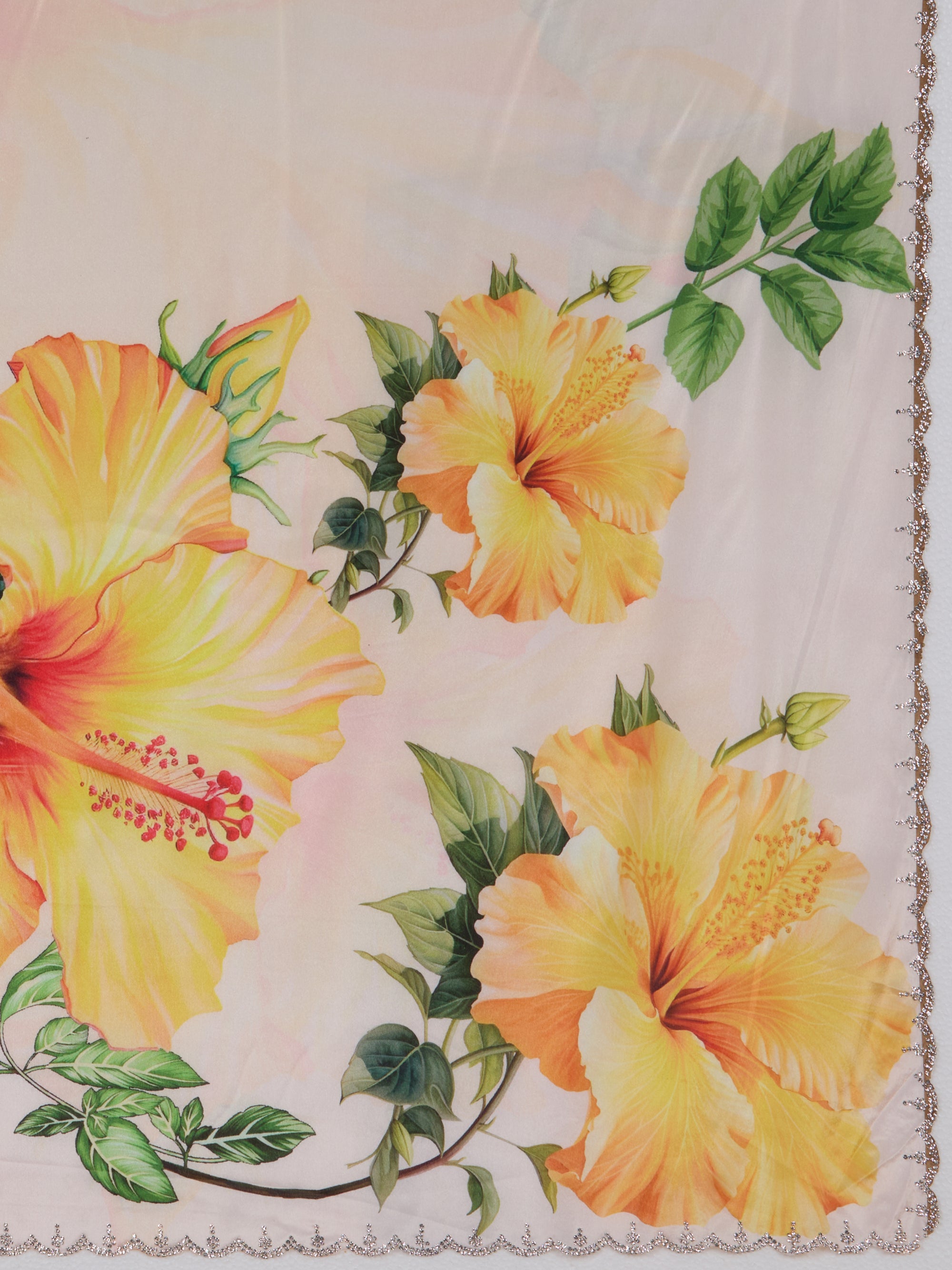 Hibiscus - White & Yellow