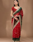 Regal Radiance - Red & Green
