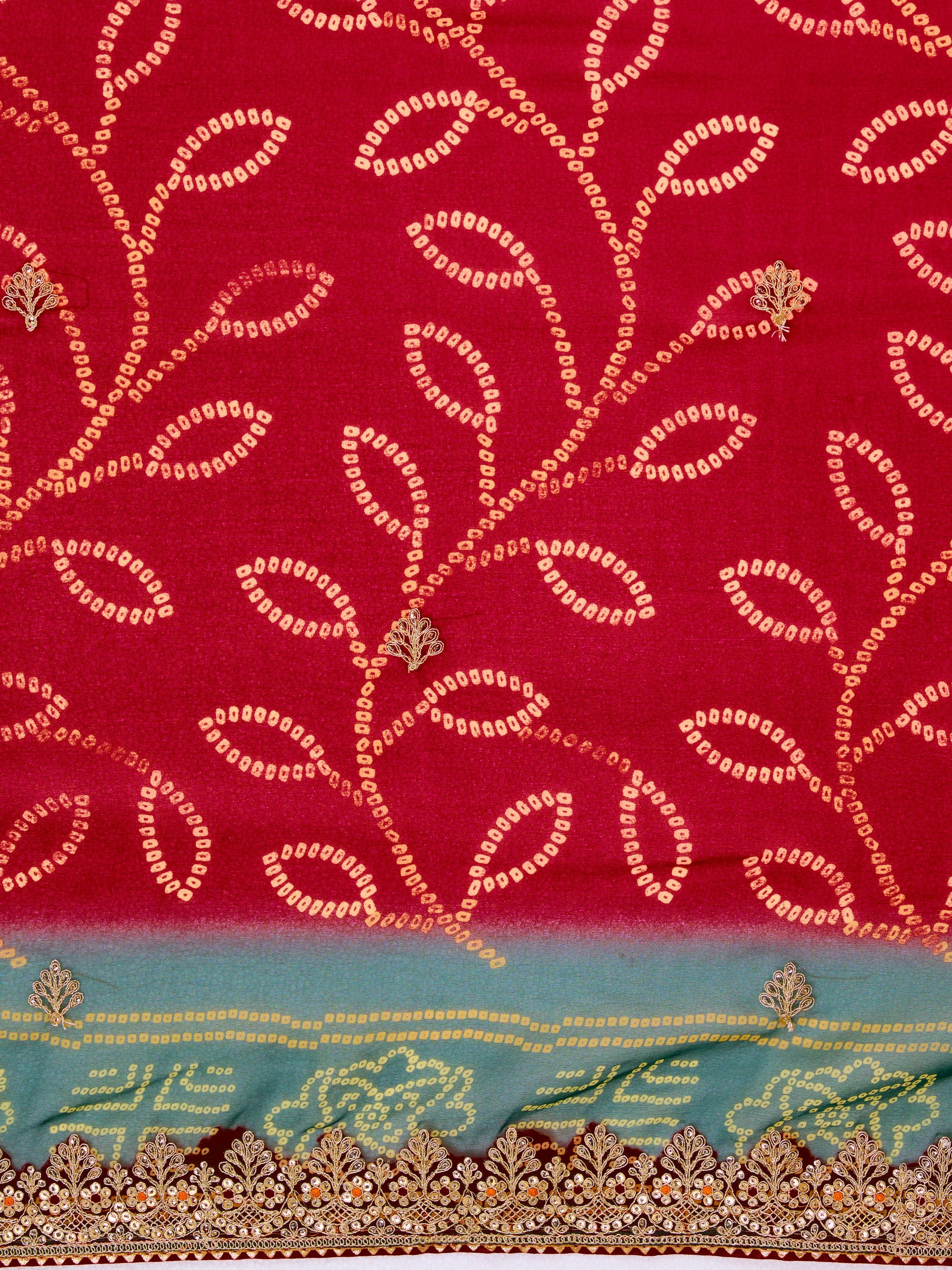 Regal Radiance - Red & Green