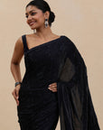 Rose Garden - Navy Blue