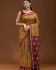 Pleasant Hues - Yellow Maroon