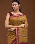 Pleasant Hues - Yellow Maroon