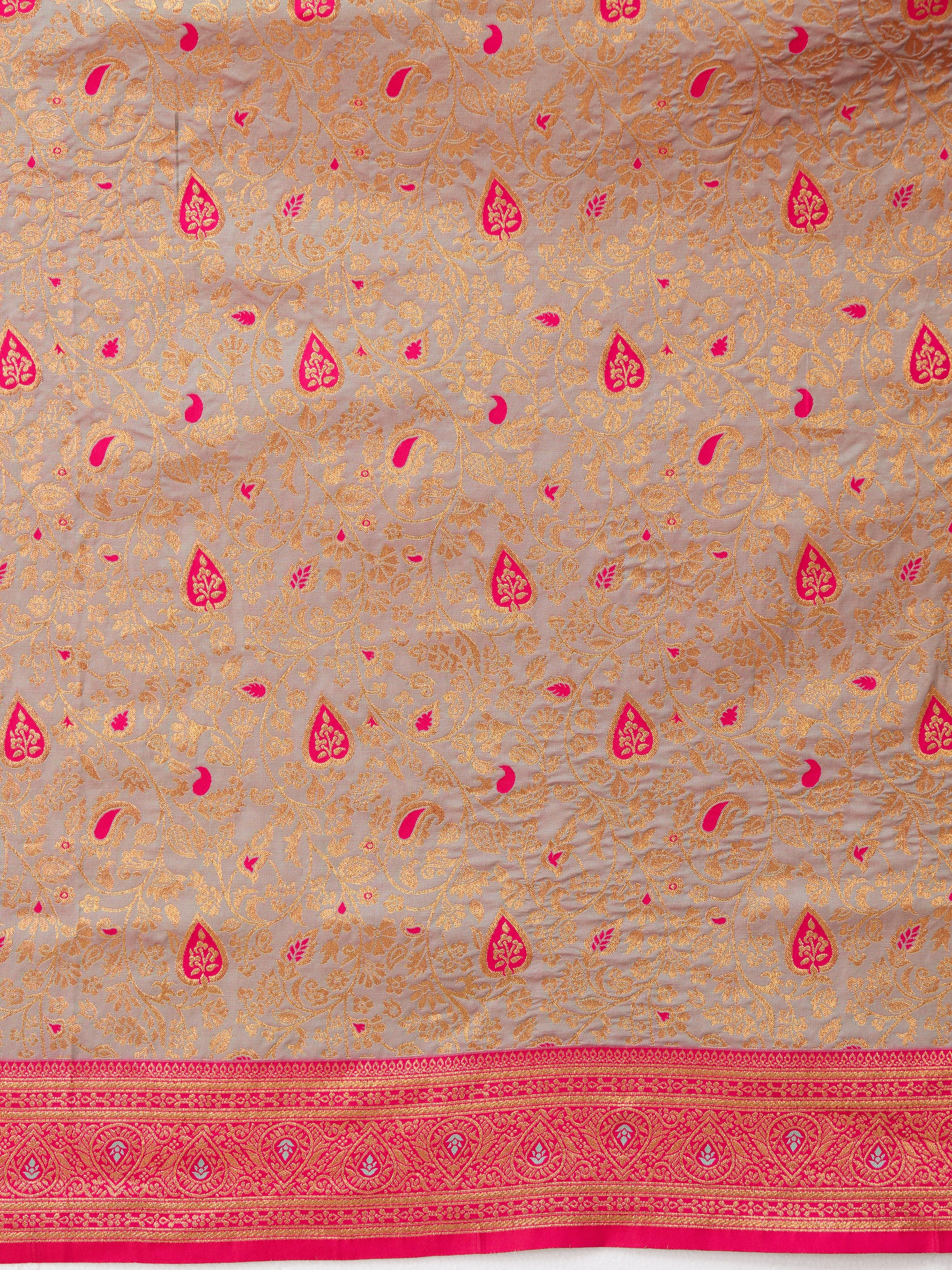 Sarika - Grey &amp; Rani Pink