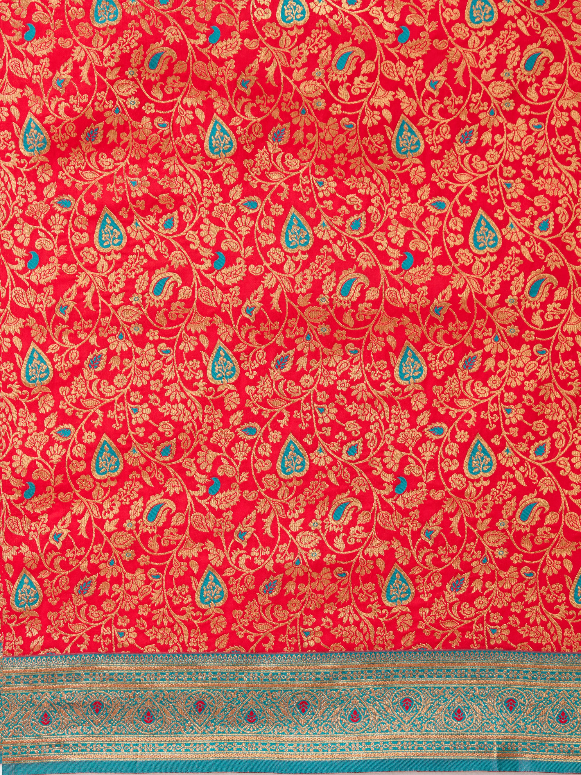 Sarika - Red &amp; Firozi