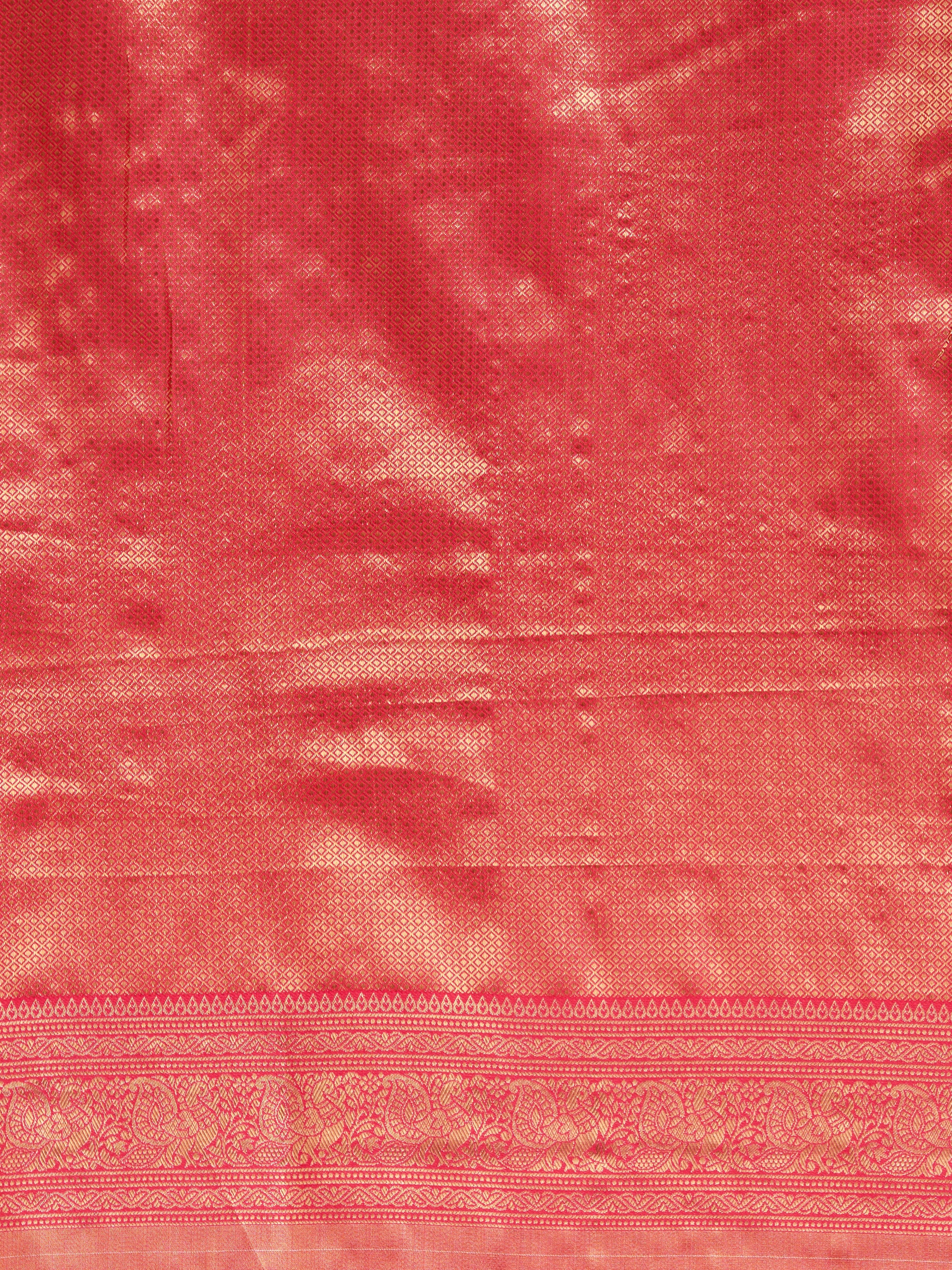 Rukmini - Peach &amp; Red