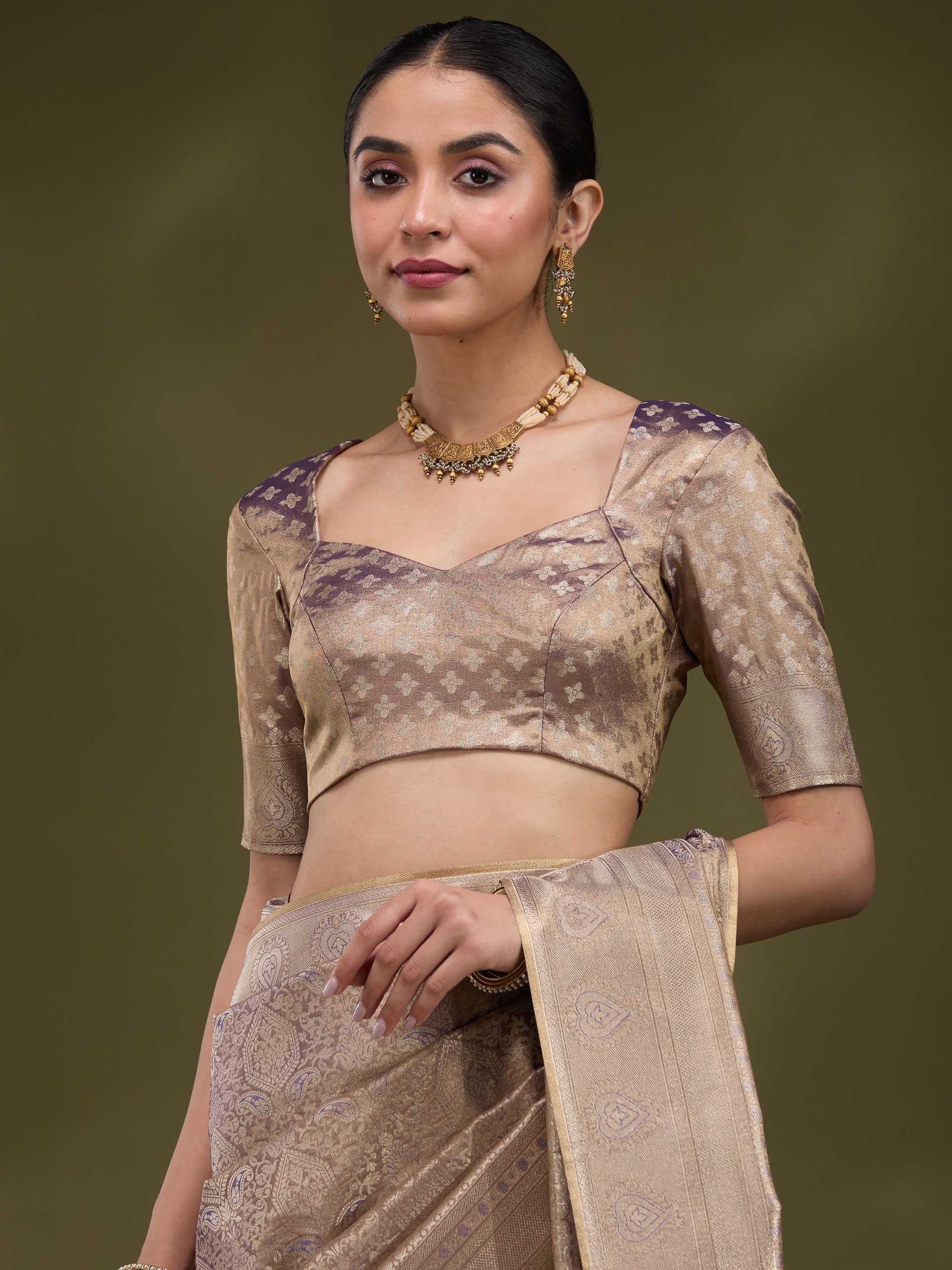 Kanmani - Gold &amp; Violet