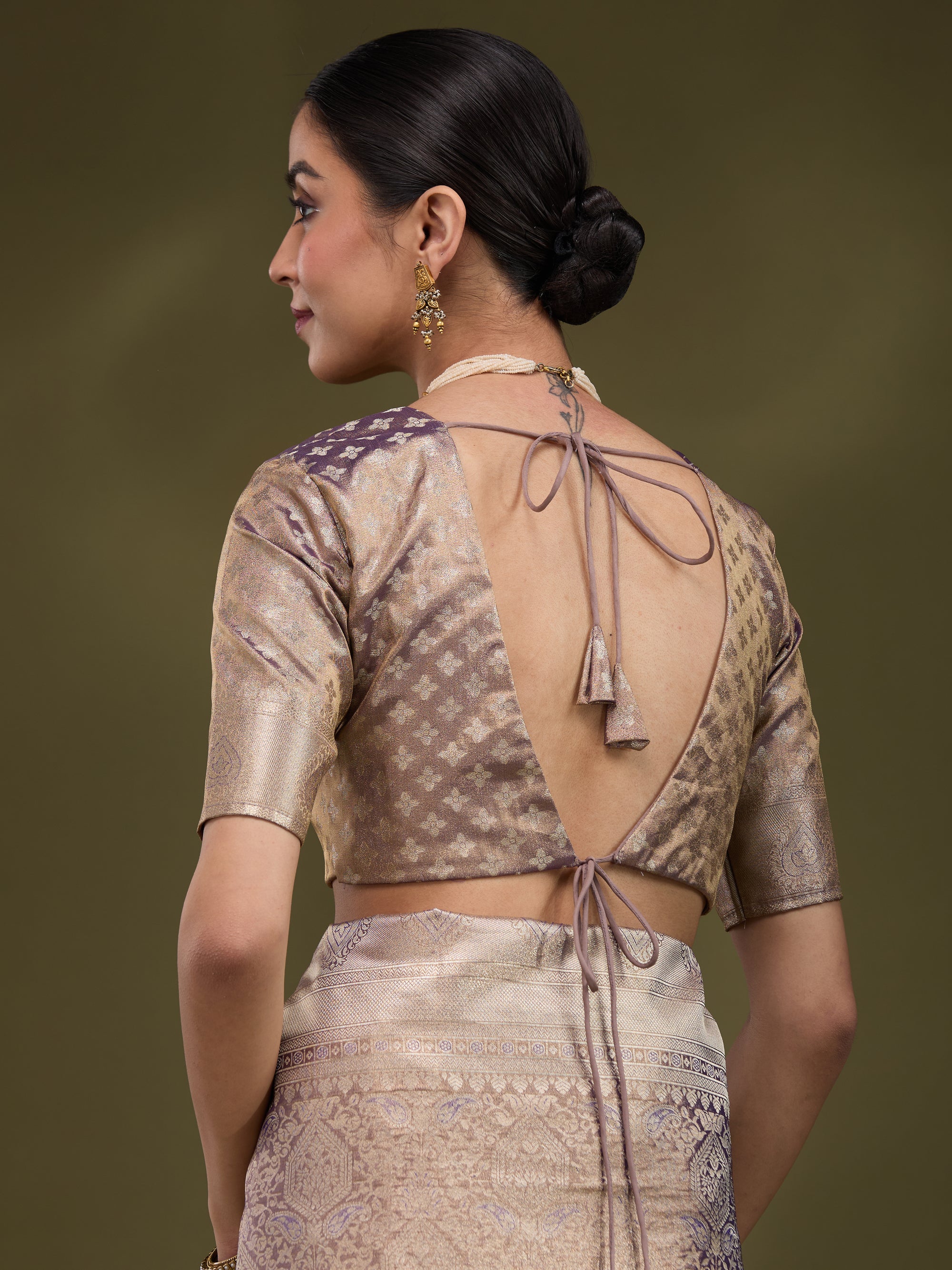 Kanmani - Gold &amp; Violet