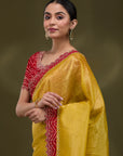 Gayatri - Yellow & Maroon