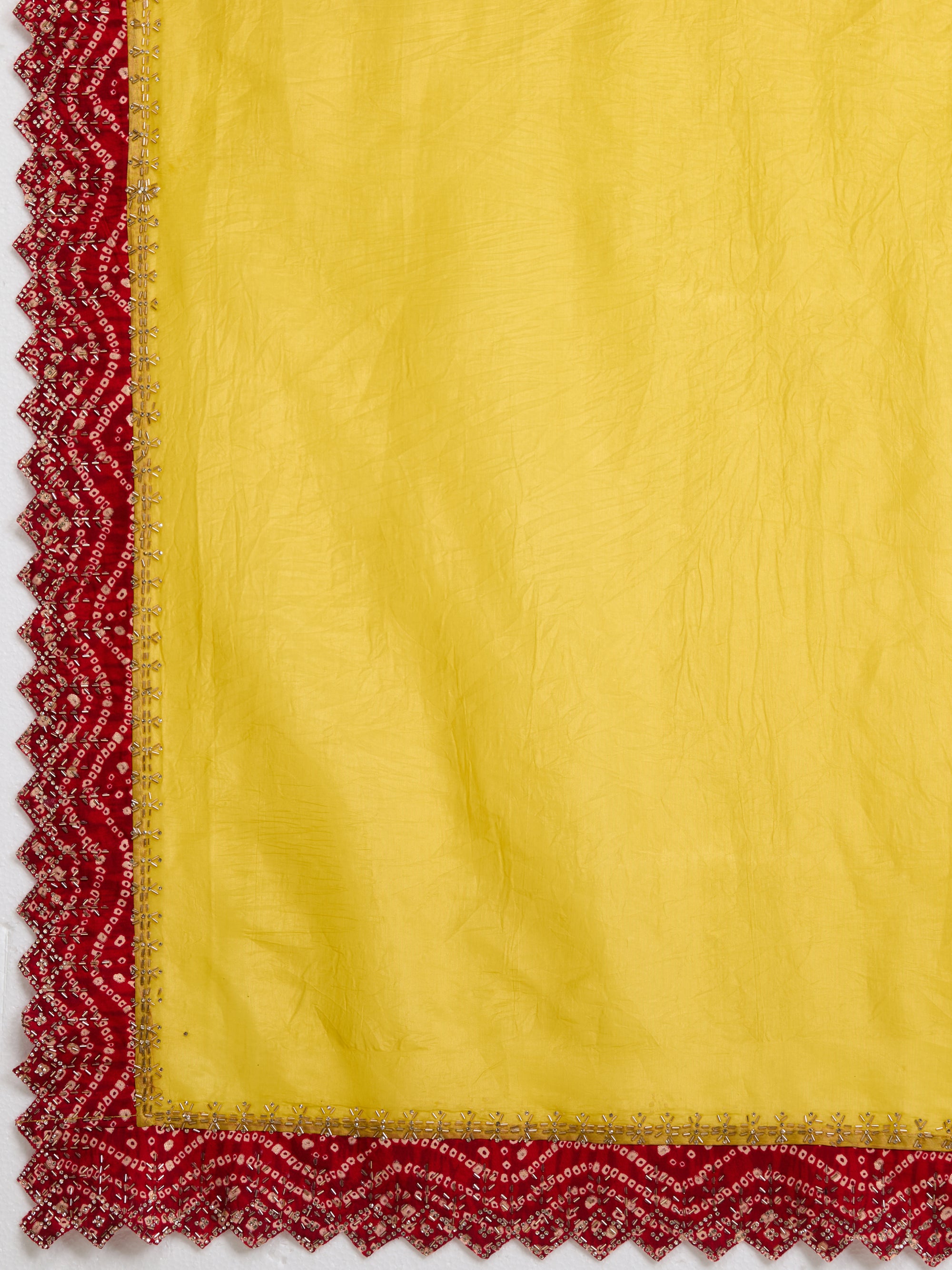 Gayatri - Yellow &amp; Maroon