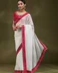Gayatri - White & Pink