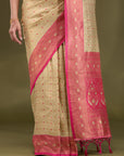 Mridula - Off White & Pink