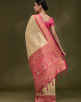 Mridula - Off White & Pink