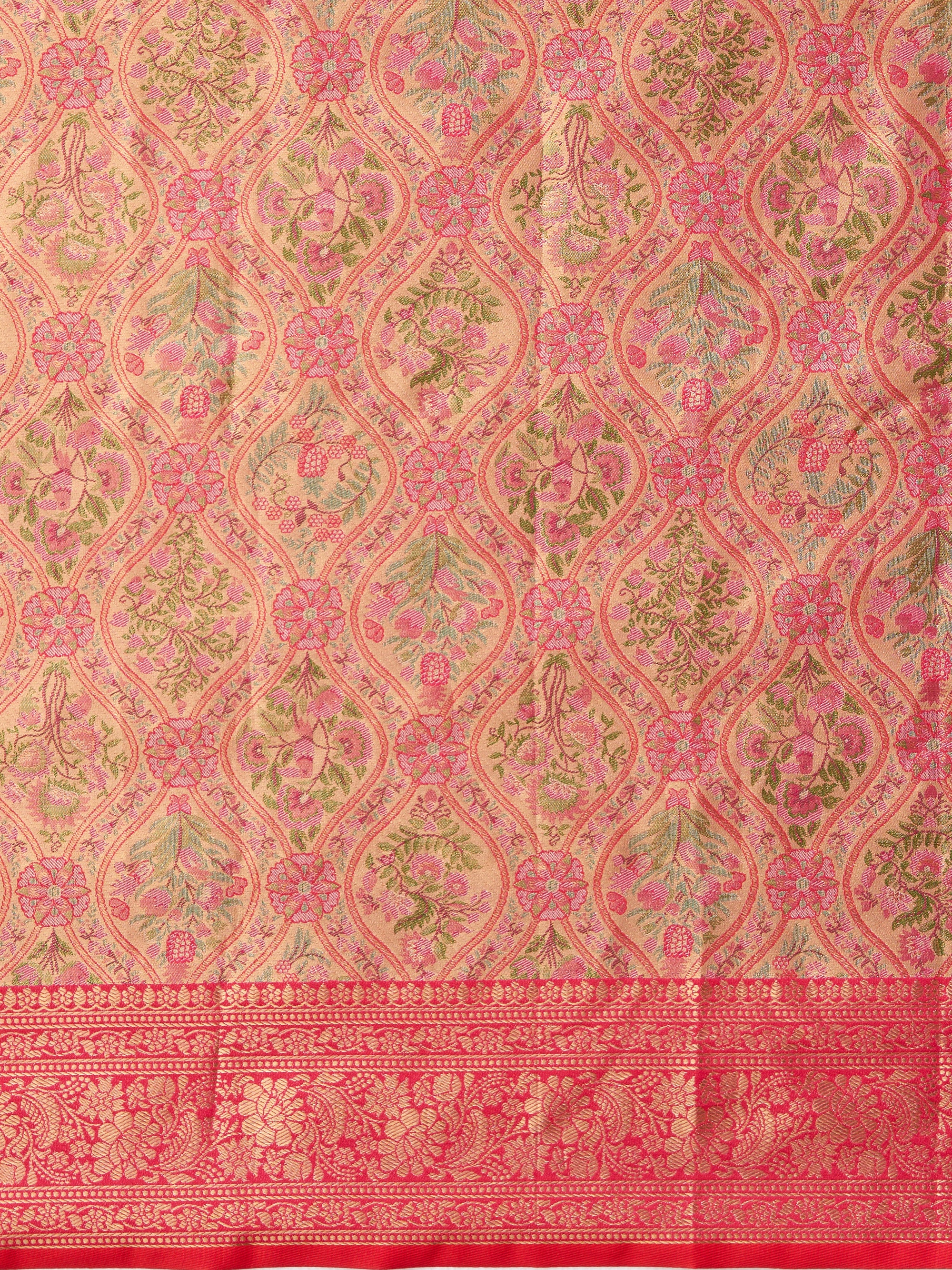 Pushpita - Gold &amp; Maroon