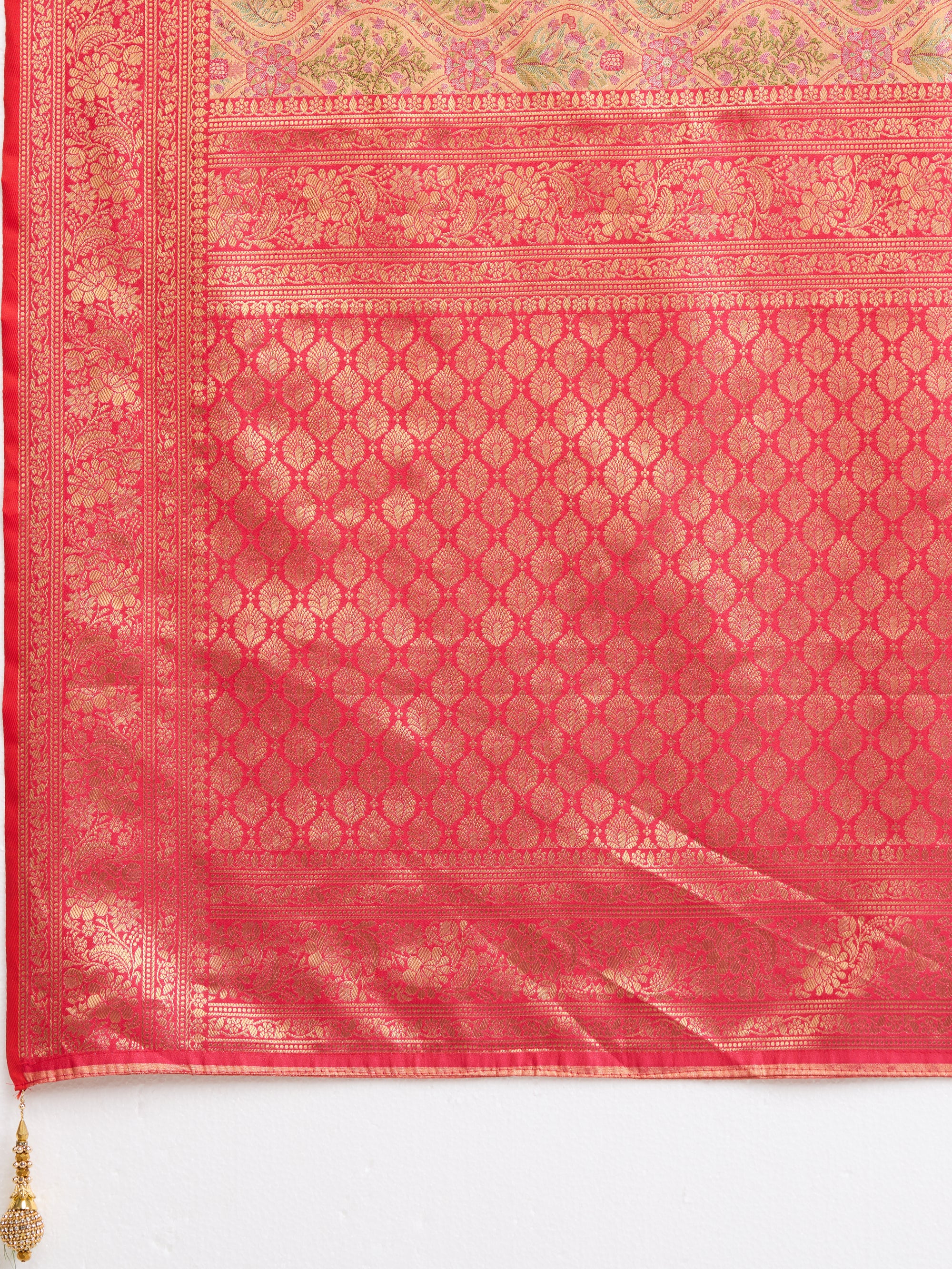 Pushpita - Gold &amp; Maroon