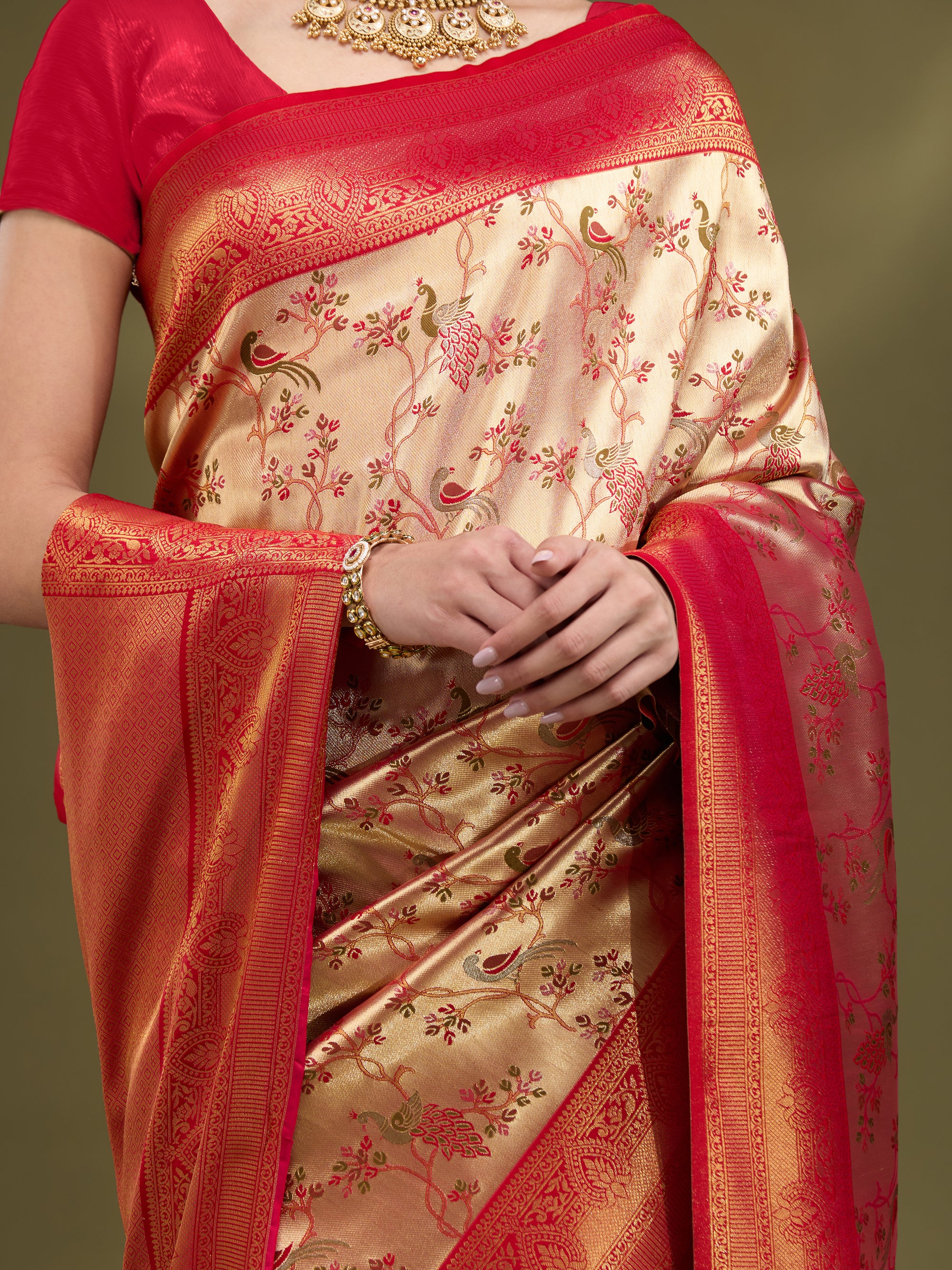 Mayurakshi - Gold &amp; Maroon