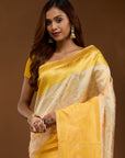 Manjari - Yellow & Cream