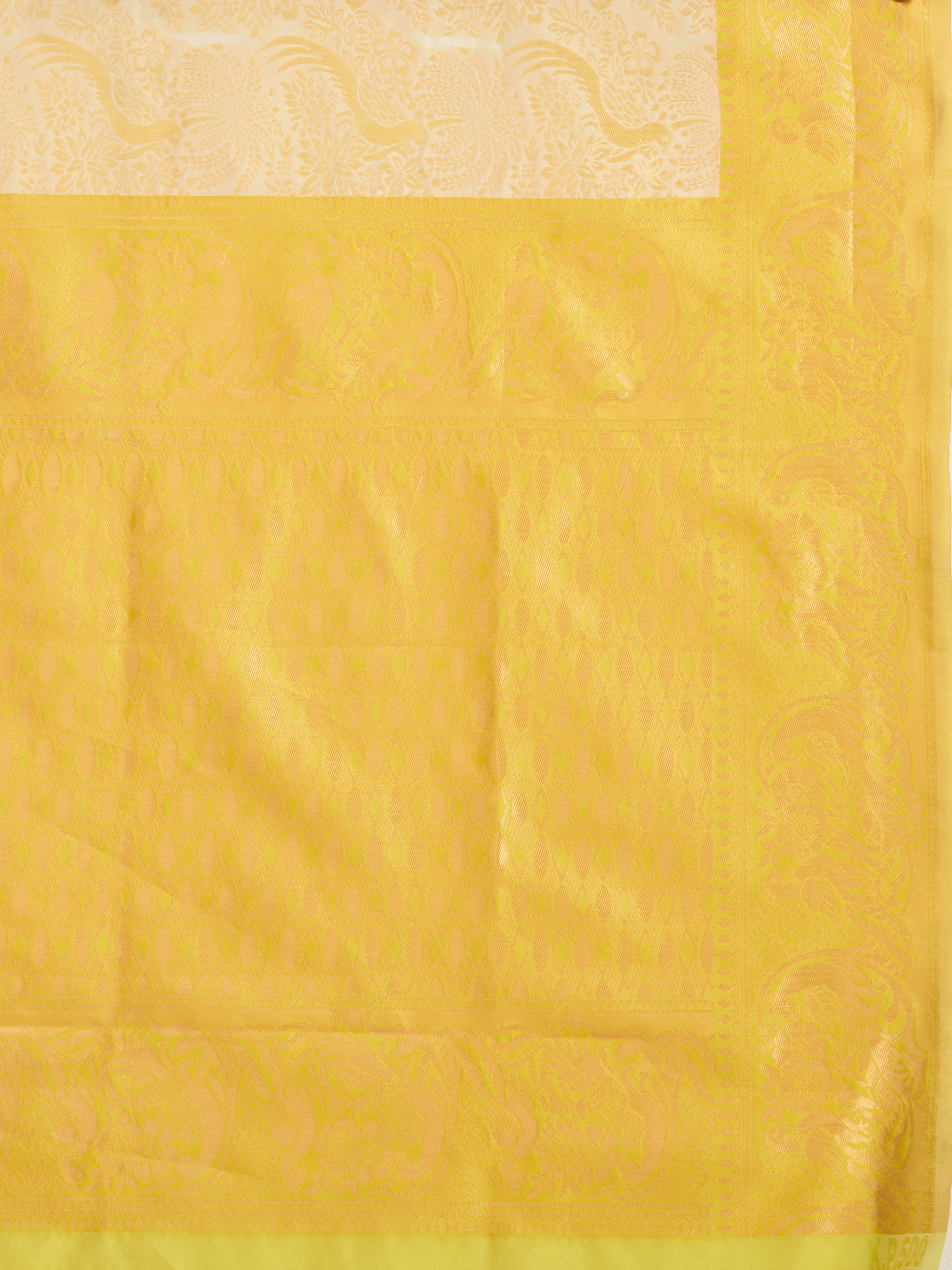 Manjari - Yellow &amp; Cream