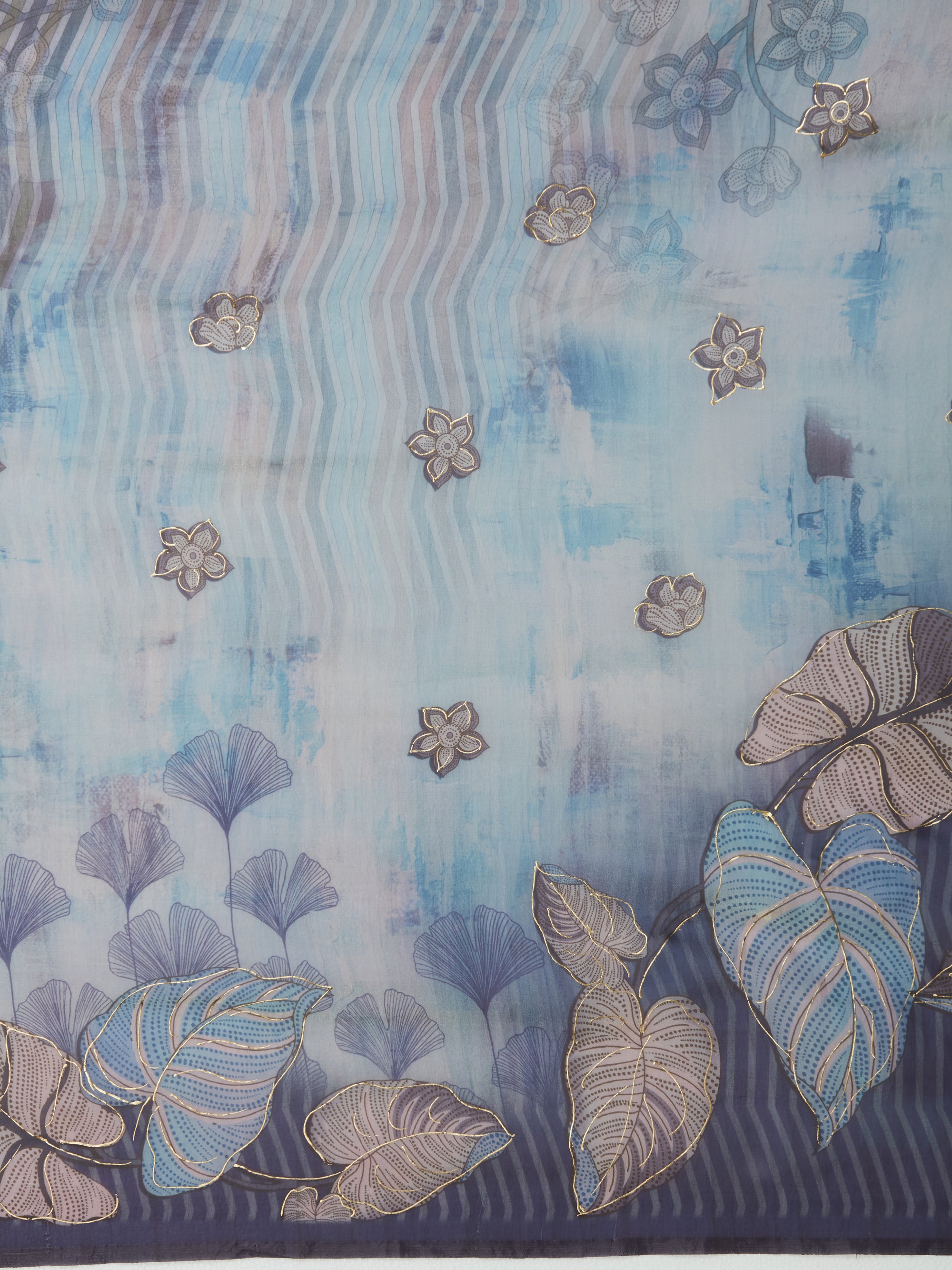 Unfurling Beauties - Blue Gold